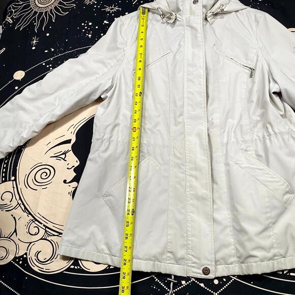 ZeroXposur Jacket Women's XL Beige Bomber Mesh Lined Hooded Workwear Streetwear - Picture 5 of 8